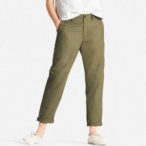 Uniqlo Cotton Linen Relaxed Pants